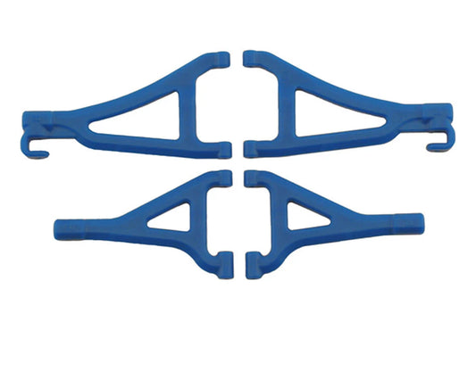 Front Upper & Lower A-Arms (1/16 E-Revo) (Blue)