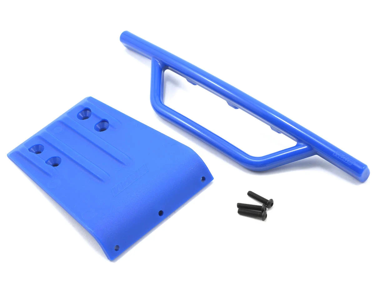 Front Bumper & Skid Plate for Traxxas Slash (Blue)