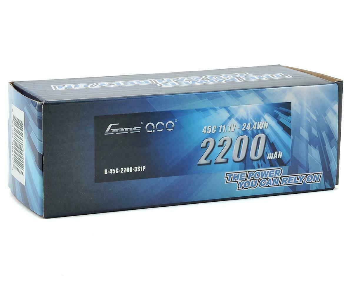 Gens ACE Li-Po 45C 2200mAh 11.1V 3S1P Deans