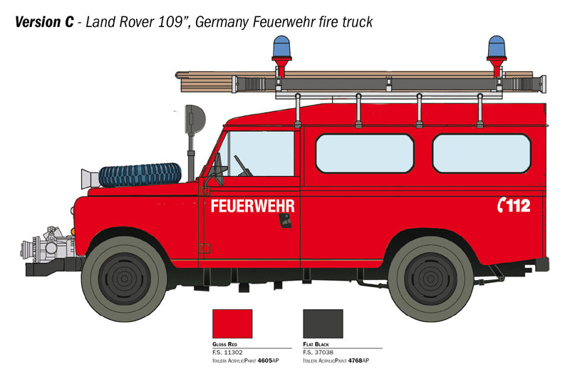 1:24 LAND ROVER FIRE TRUCK