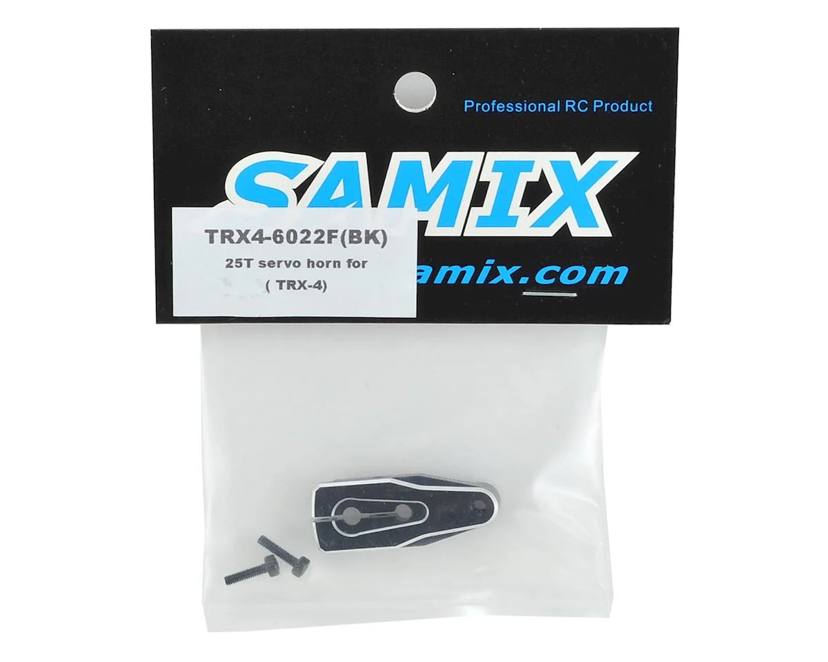 Samix Aluminum Servo Horn for Traxxas TRX-4 (Black) (25T)