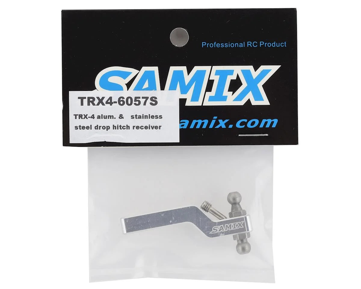 Aluminum Drop Hitch Receiver (Silver)