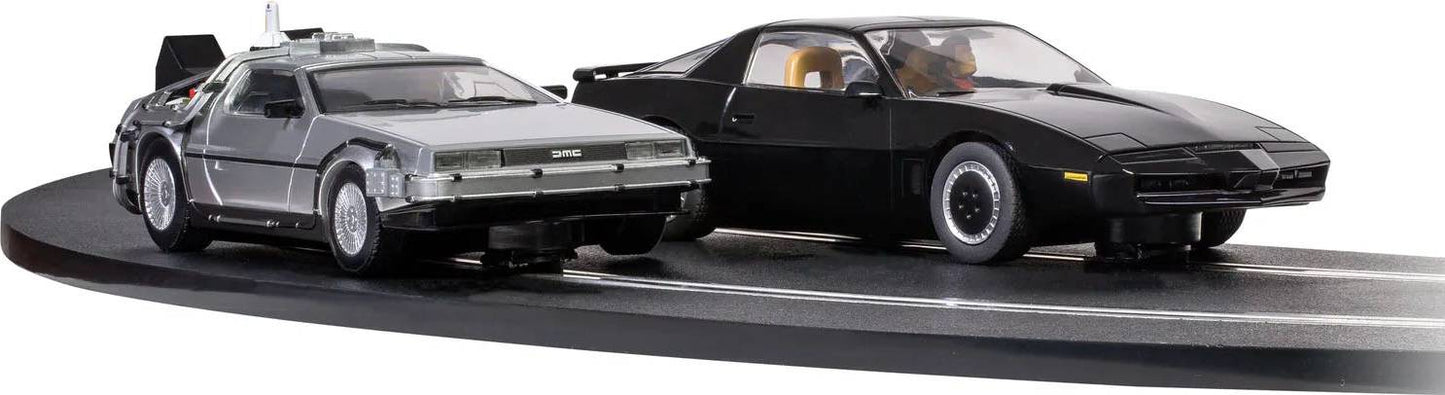 Back to the Future vs Knight Rider 1/32 Scale Slot Car Race Set