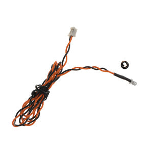 Orange LED 3mm, 1-LED Per Lead, Single Pack