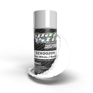 Solid White/Backer, Aerosol Paint, 3.5oz Can