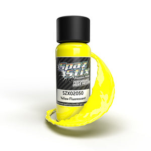 Yellow Fluorescent Airbrush Ready Paint, 2oz Bottle