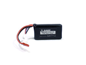 Rage 2s 500 mAH 20C LiPo JST connector