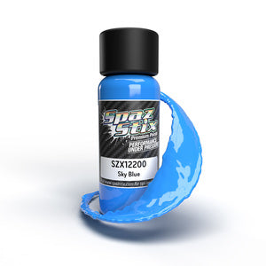Solid Sky Blue Airbrush Ready Paint, 2oz Bottle