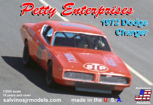 1/24 Petty Enterprises 1972 Dodge Charger #11
