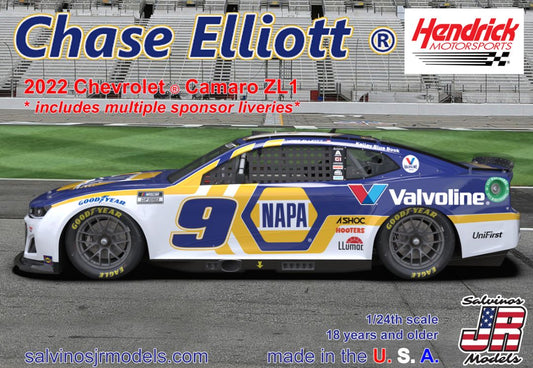 1/24 Hendrick - Chase Elliott 2022 Camaro Napa