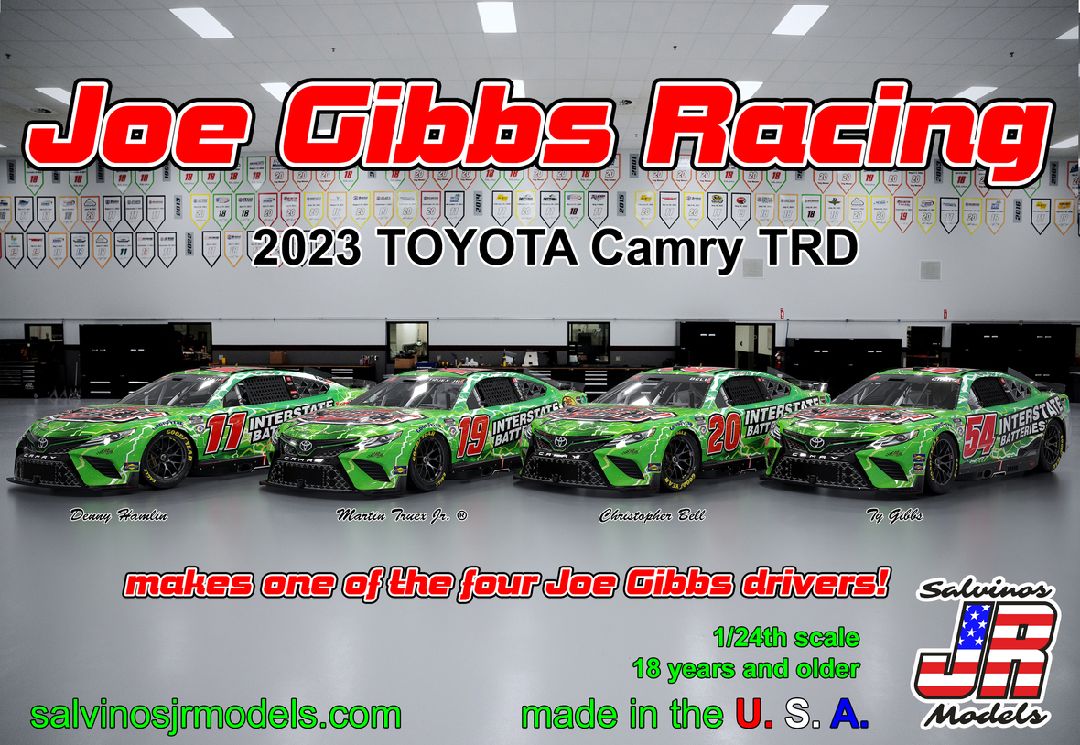 1/24 J.Gibbs Racing 2023 Camry "Interstate Batteries"