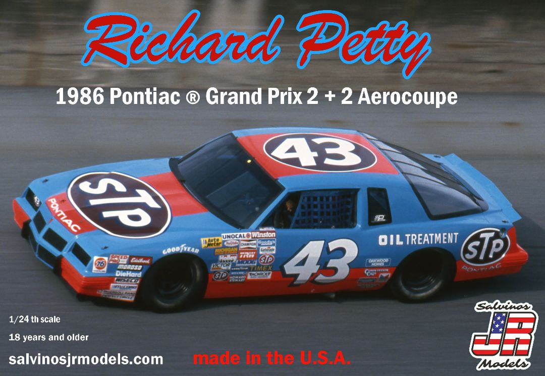 1/24 Richard Petty Pontiac 1986 2+2 Aerocoupe