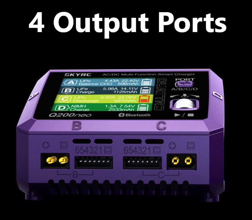 Q200neo 4 Port-Independent Charger