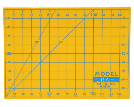 Model Craft A6 Self-Healing Cutting Mat (Yellow) (5.66x4.13")