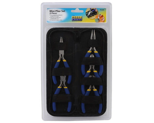 Model Craft 5-Piece Mini Hobby Pliers Set w/Zip-Up Storage Case