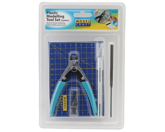 Model Craft 9-Piece Starter Plastic Modeling Tool Set