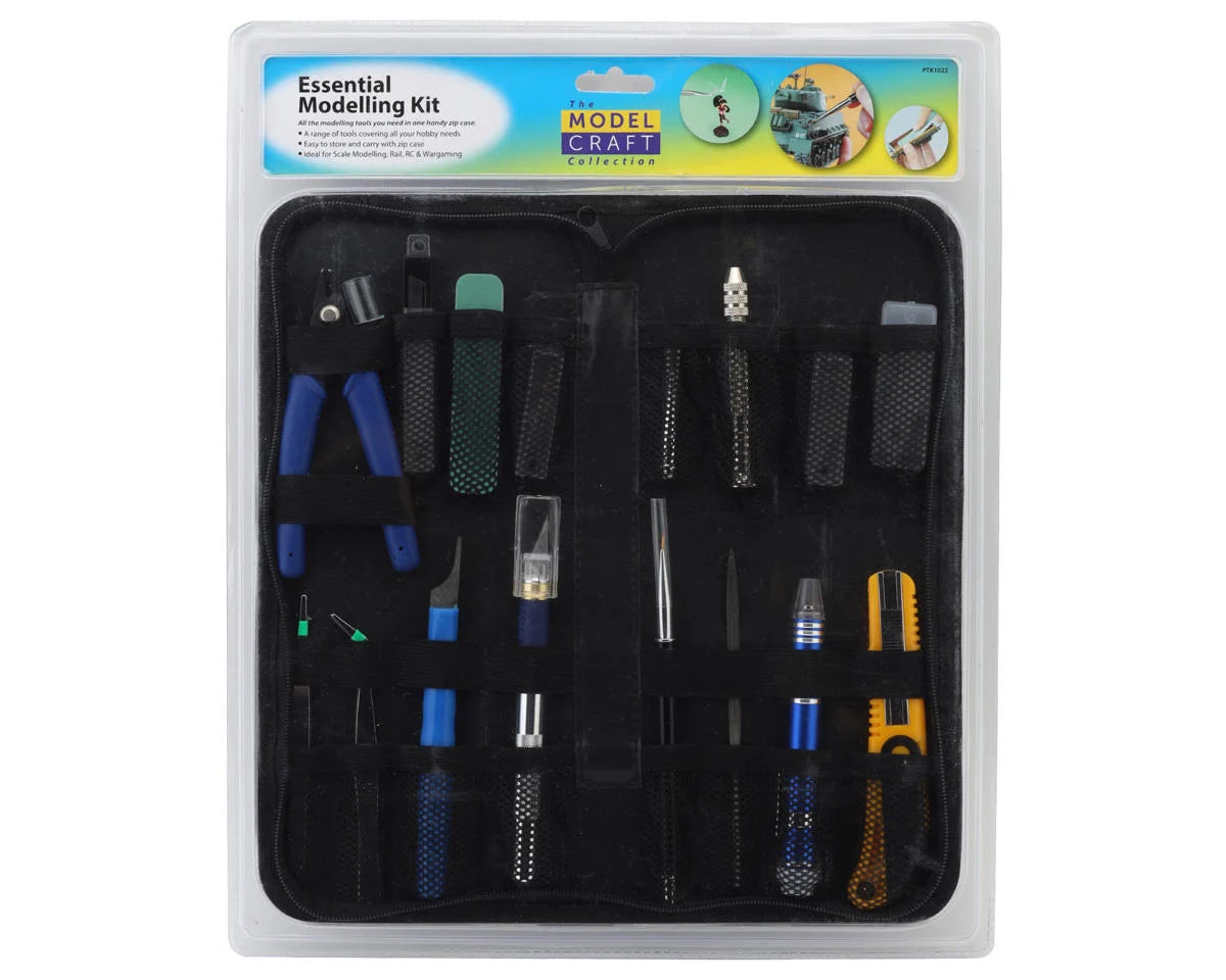 Model Craft 34-Piece Essential Modeling Tool Set w/Zip-Up Storage Case