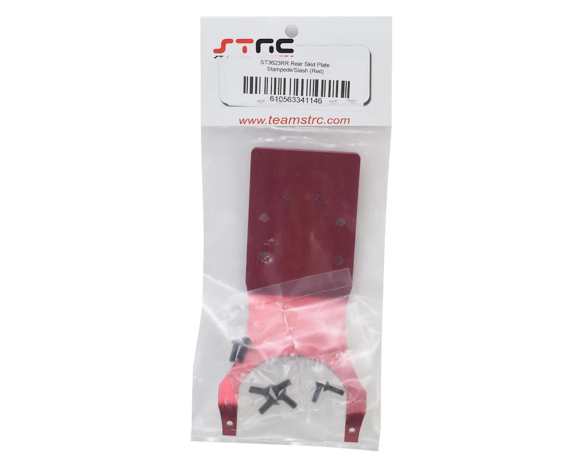 Aluminum Rear Skid Plate for Slash/Stampede (Red)