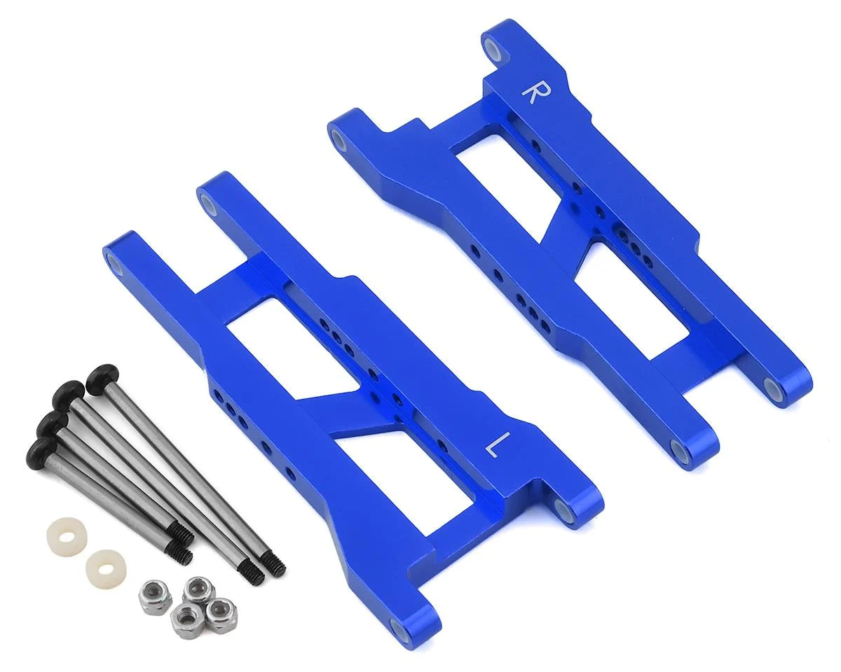 Aluminum RearArms - Rustler/Stampede (x2) (Blue)