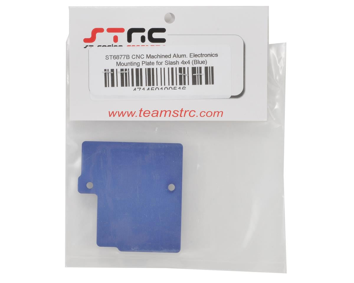 Aluminum Electronics Mounting Plate (Blue)