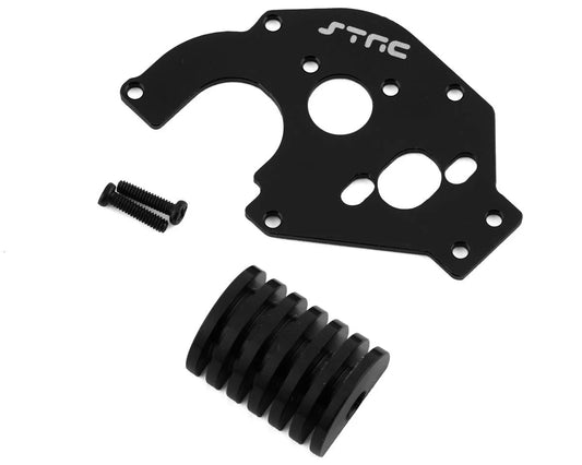 SCX24 Aluminum Motor Plate w/Heatsink (Black)