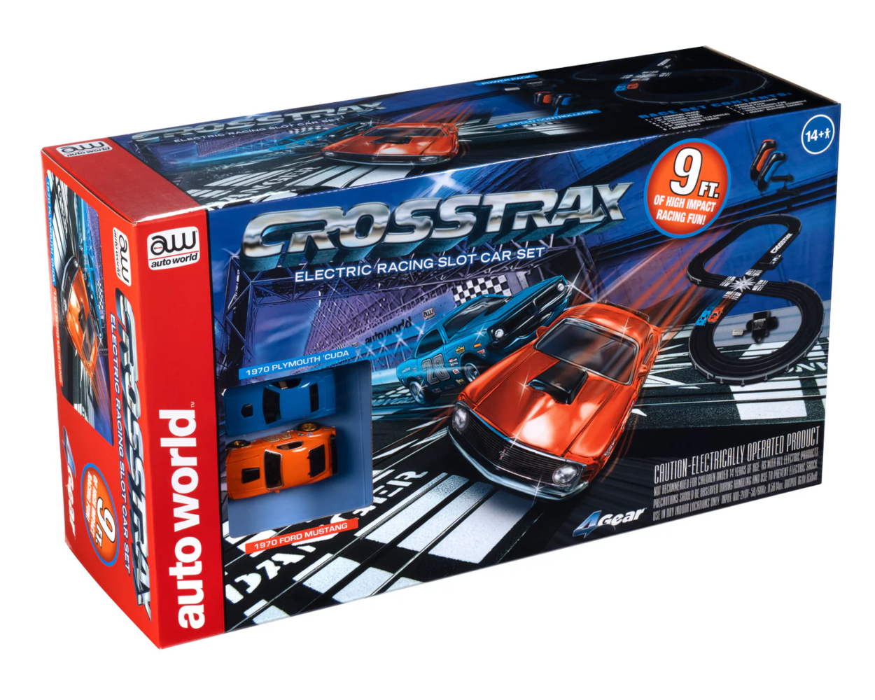 CrossTrax Road Course 9' Slot Race Set