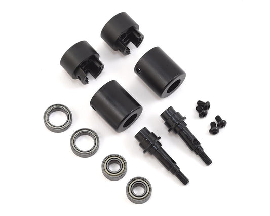 TRX-4 Rear Axle Portal Delete Kit (Black)