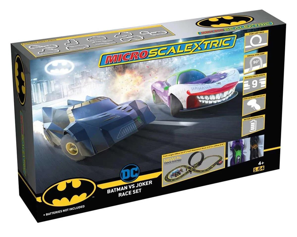 Batman vs Joker Battery Powered Slot Car Set