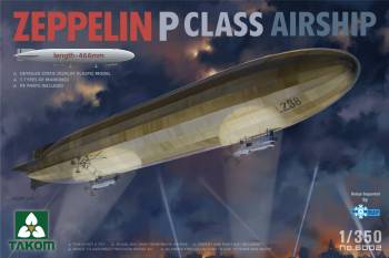 TAK6002   —  1/350 Zeppelin P Class Airship 466mm