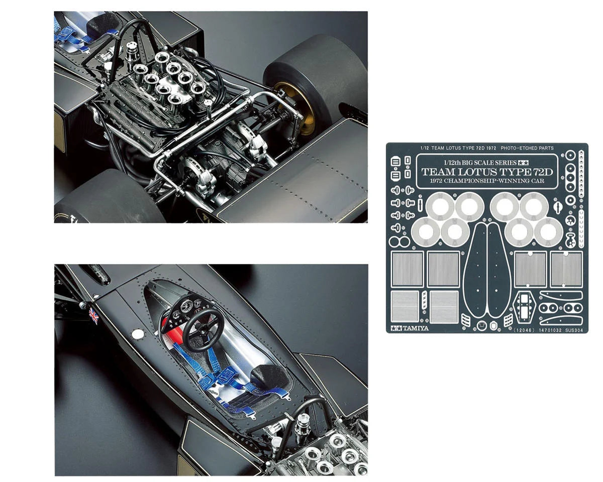 1/12 1972 Team Lotus Type 72D F1 Model Kit