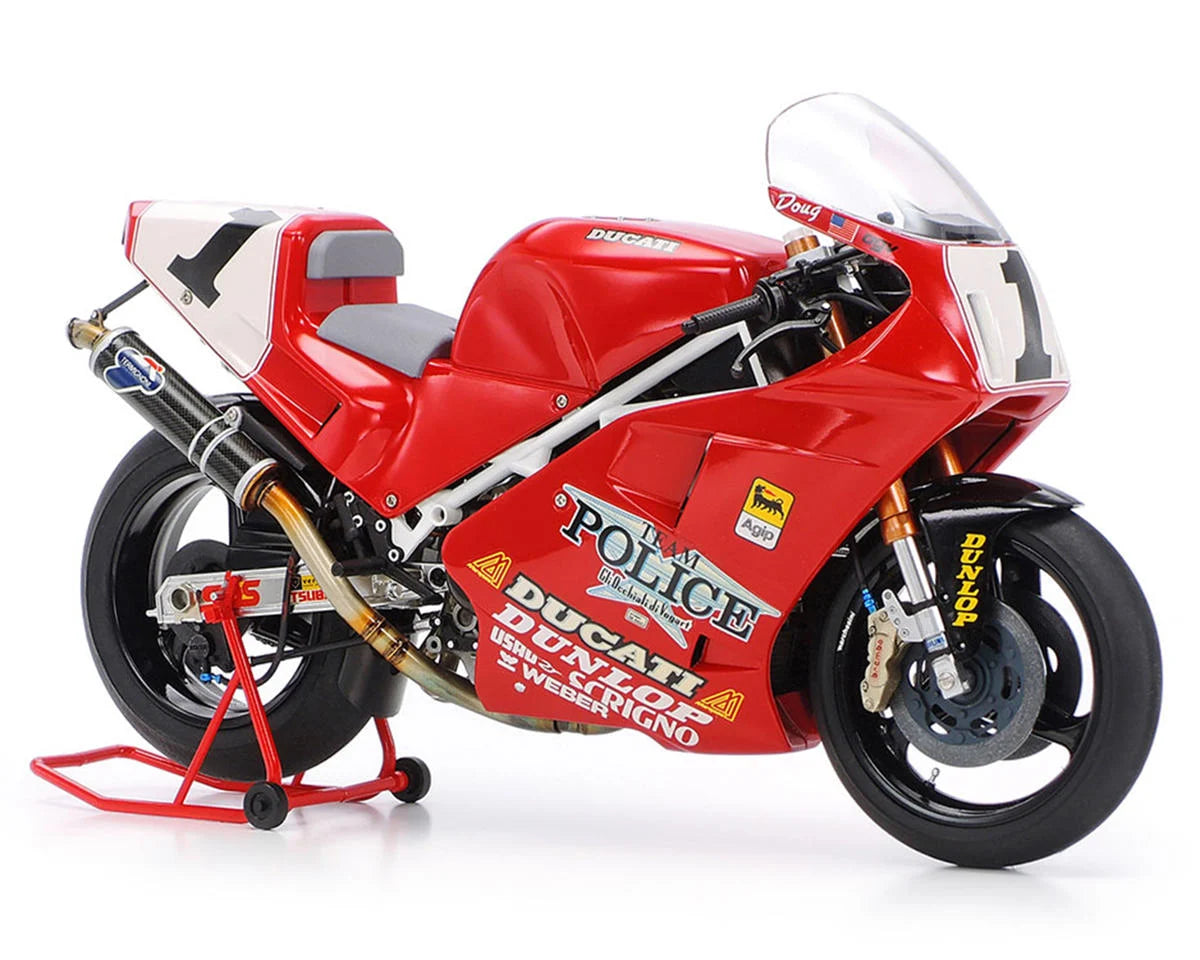 1/12 Scale Ducati 888 Superbike Racer Plastic Model Kit w/Racing Stand