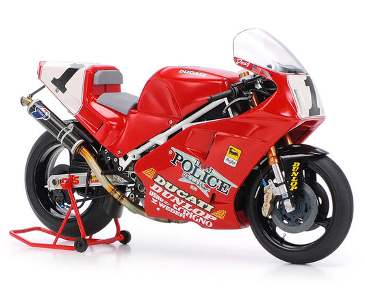 1/12 Scale Ducati 888 Superbike Racer Plastic Model Kit w/Racing Stand