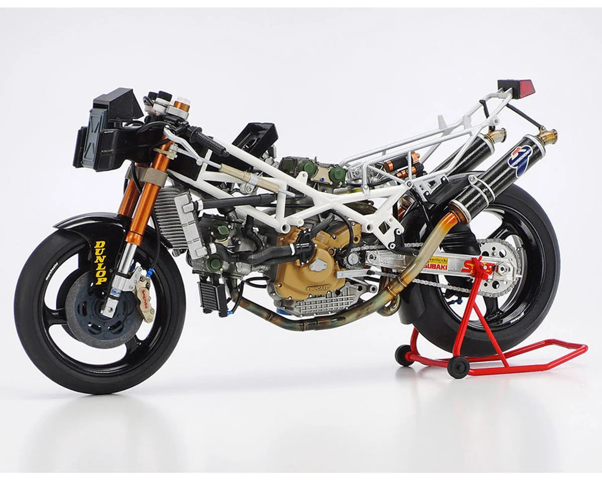 1/12 Scale Ducati 888 Superbike Racer Plastic Model Kit w/Racing Stand
