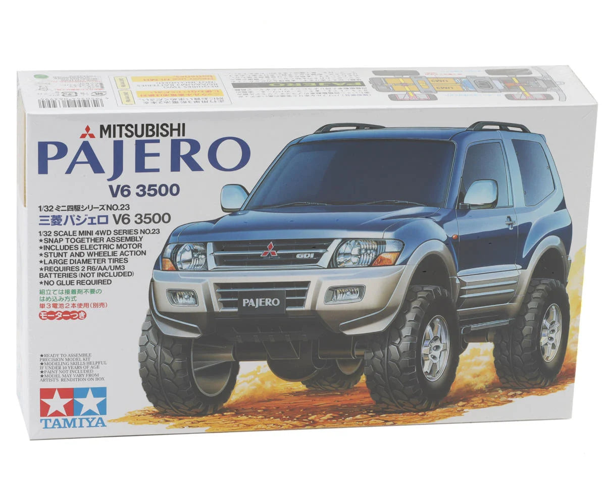 1/32 Mini 4WD JR Mitsubishi Pajero V6 3500 Snap Together Kit