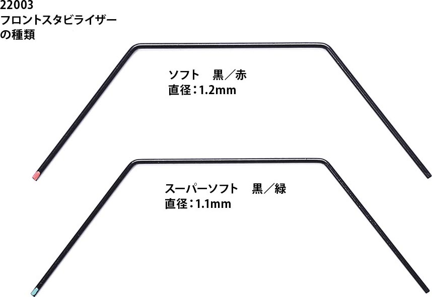 TA08 STABILIZER SET F/R