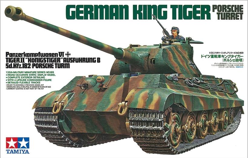 1/35 GERMAN KING TIGER (PORSCHE TURRET)
