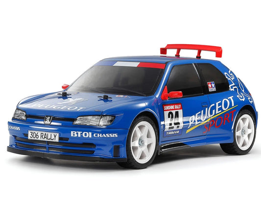 Peugeot 306 Maxi 1/10 2WD Kit (BT-01) w/Pre-Painted Body (Blue)