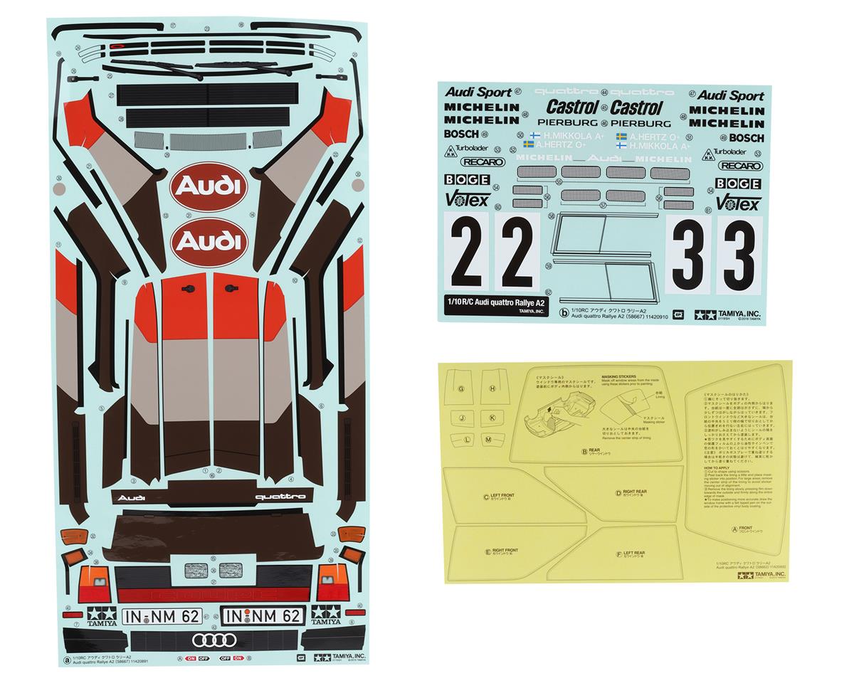 Audi Quattro Rallye A2 TAM51615 CLEAR body only