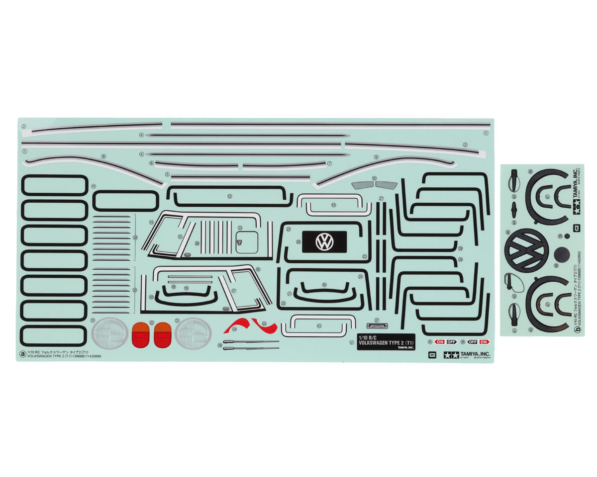 M-06 Volkswagen Type 2 T1 Body Set (Clear)