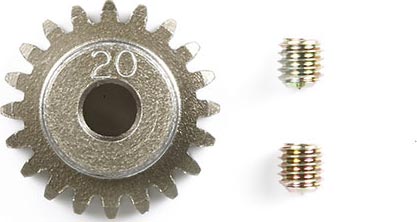 HARD 0.6 MOD ALUMINUM PINION GEAR