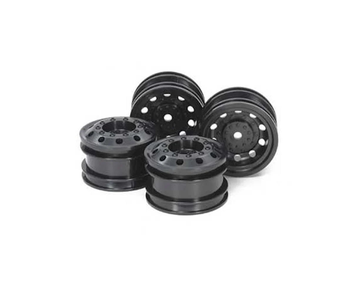 On Road Racing Truck Wheels, Front and Rear (Black)