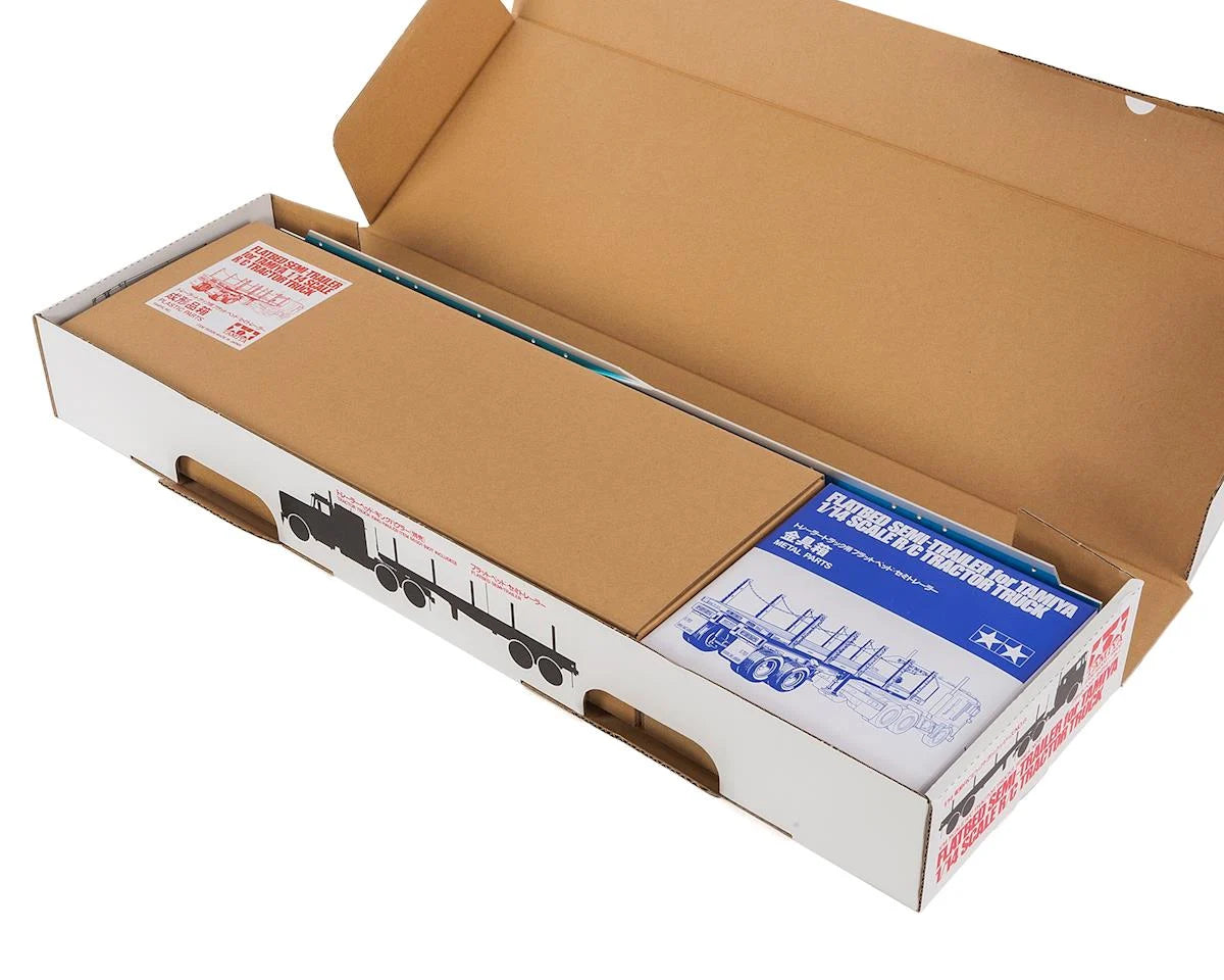 ホビーラジコン TAMIYA 1/14 Flatbed Semi-Trailer RC 1/14 Scale RC Flatbed Semi Trailer TAM56306 KIT – Chris's House