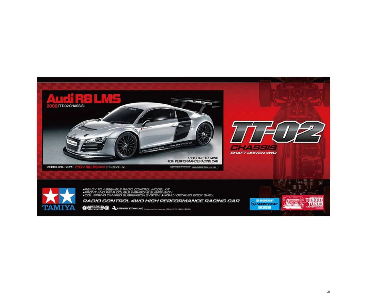 2008 Audi R8 LMS (TT-02) TAM58749 KIT W/ESC
