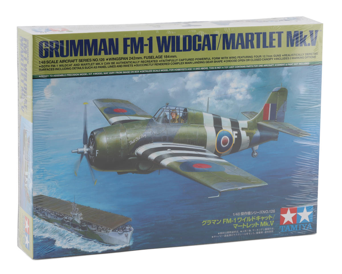1/48 Grumman FM-1 Wildcat/Martlet Mk.V Plastic Model Kit
