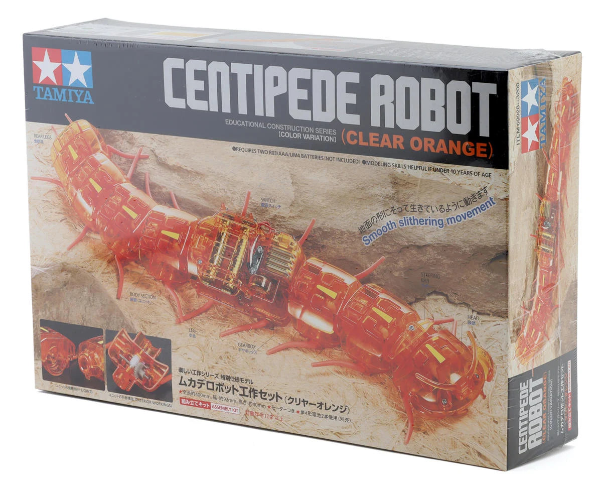 Centipede Mechanical Robot Model Kit (Clear Orange)