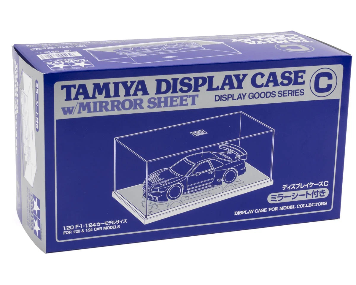 1/20-1/24 Scale Model Display Case (C) w/Mirror Sheet (240x130x110mm)