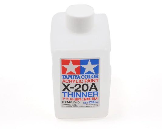 X-20A Acrylic/Poly Paint Thinner (250ml)