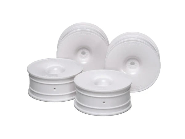 Medium - Narrow White Dish Wheels (OFFSET - 2mm)