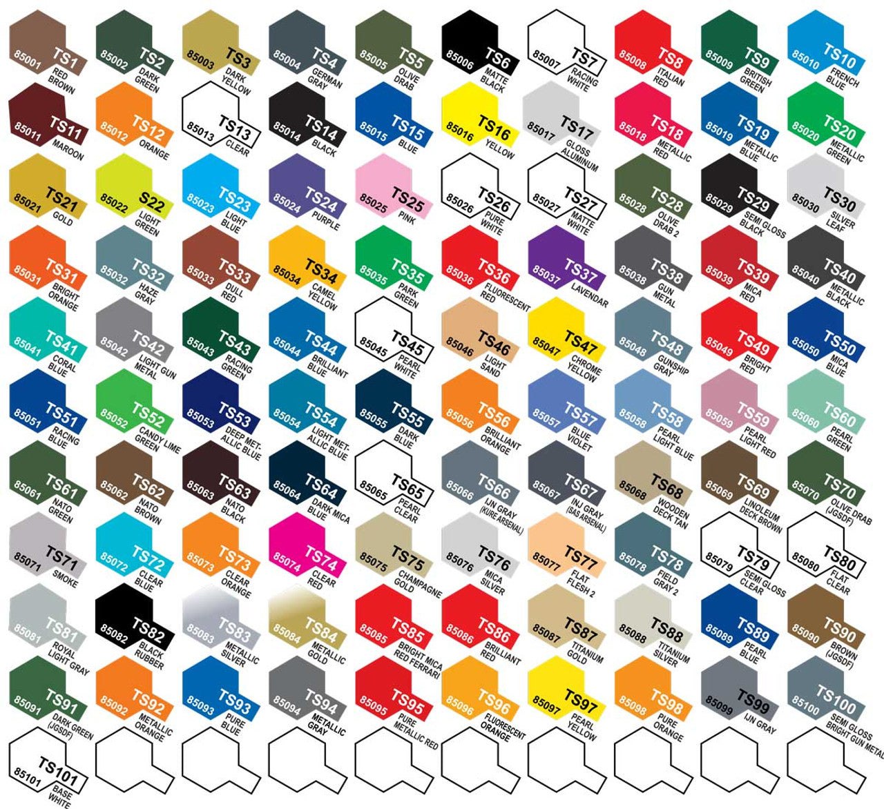 Tamiya TS Spray Paint {Pick Your Colour} 51-102