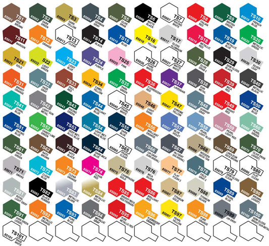 Tamiya TS Spray Paint {Pick Your Colour} 51-102